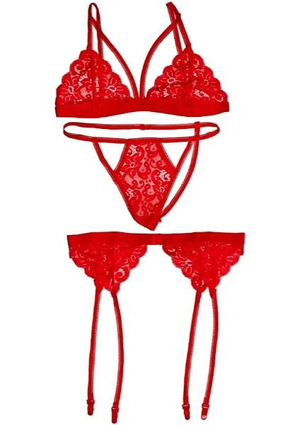 HayalGecesi Red Women's Garter Set