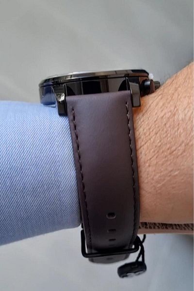 Daniel Klein Exclusive Brown Leather Strap All Functions Men's Wristwatch with Active Calendar