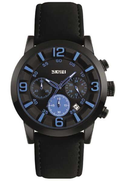 Skmei Men's Blue Calendar Chronometer Dial Wristwatch