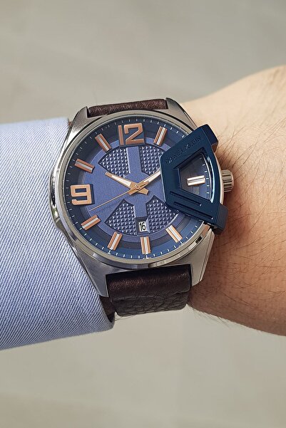 Daniel Klein Kahverengi Deri Kayışlı Erkek Kol Saati