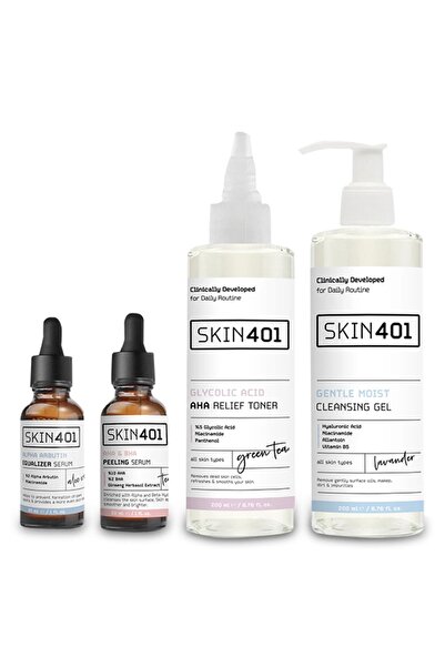 Skin401 Koyu Leke ve Siyah Nokta Tam Koruma Rutini (Tüm Cilt Tipleri)