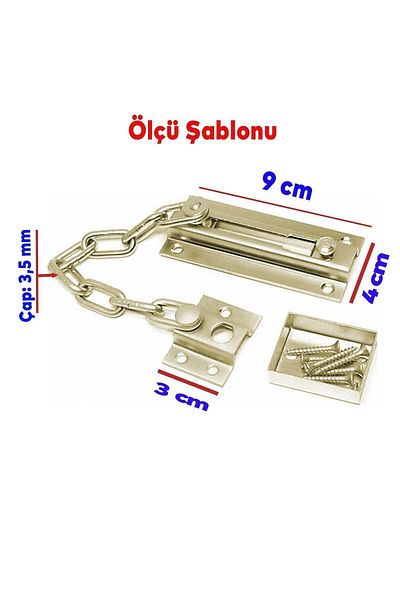 Sapcı Steel Safety Chain - Door Sliding