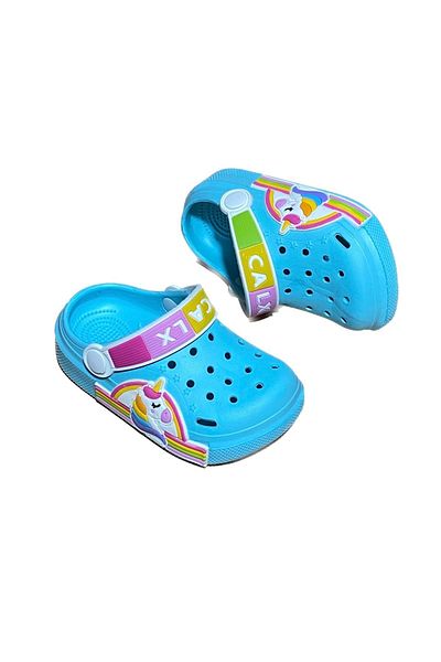 Calx Unicorn Figured Non-Slip Sole Children's Slippers Sandals