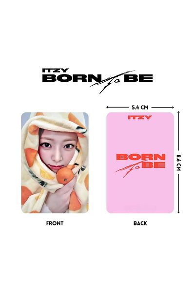 Kpop Dünyasi ITZY '' Born to Be'' POB Photocards Set
