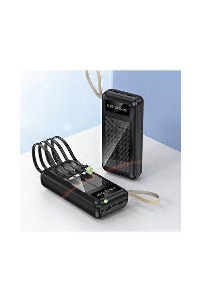 Store Acl 30000 Mah Powerbank Göstergeli Powerbank Solar Fenerli Güneş Enerji...