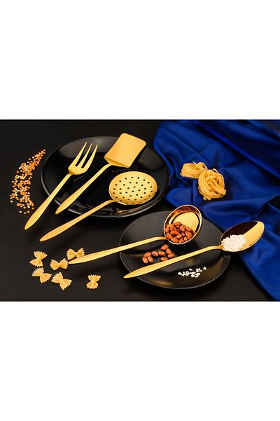 ÖZLİFE 5 Piece Service Set Titanium