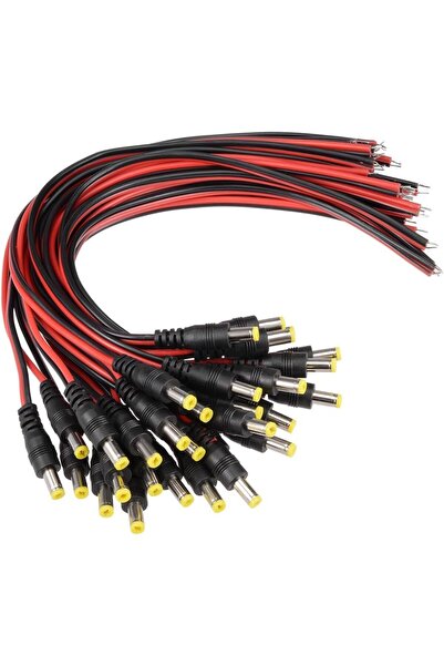 Store Güvenlik Kamerası 12V Dc Erkek Power Jack Dc Jak Kablo Bağlantı Kablosu...