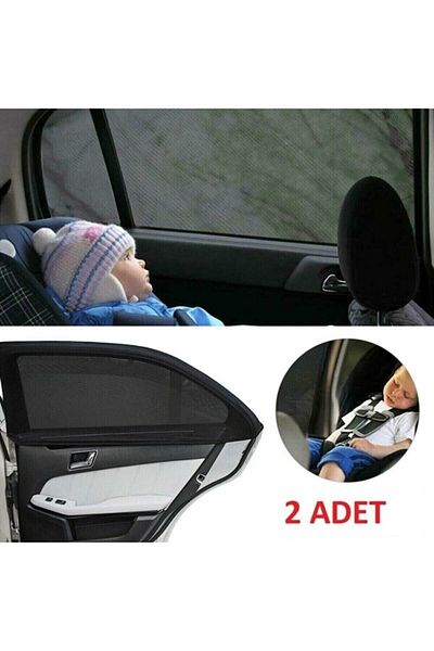 Ankaflex Exp 2 Pieces Car Canopy Vehicle Side Window Sunshade Auto Curtain Mother Baby Child Rear Window Breastfeeding Cover