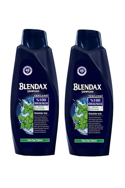 Blendax Menthol Refreshment Shampoo 500 ml X2 Pieces