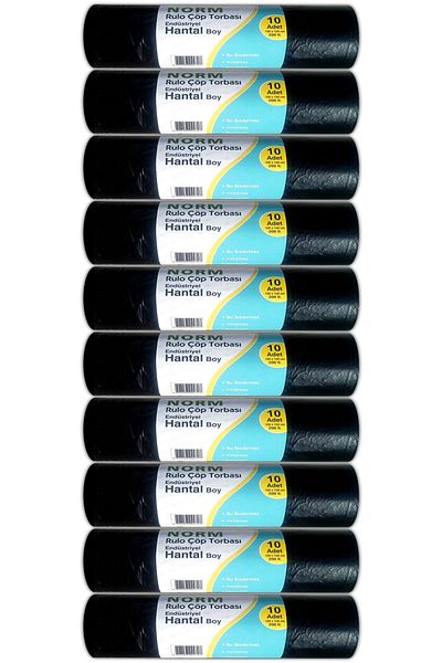 Naksan Plastik Industrial Litter Size Garbage Bag 10 Pack 100x150 600 Gr Black 6 Kg