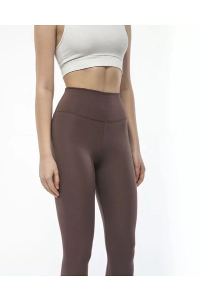 Moka Shopin High Waist Brown Sports Tights