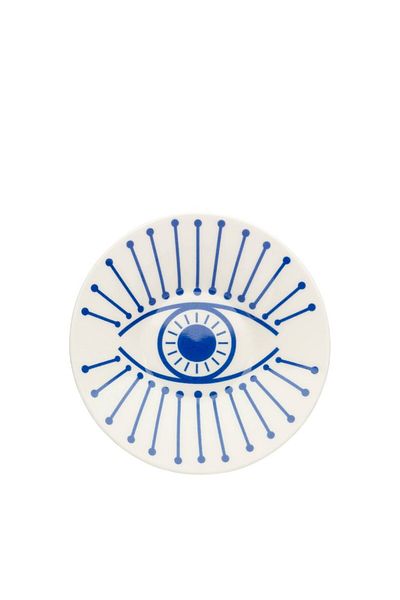 Paşabahçe Blue Eye Porcelain Tea Plate - 1 Piece