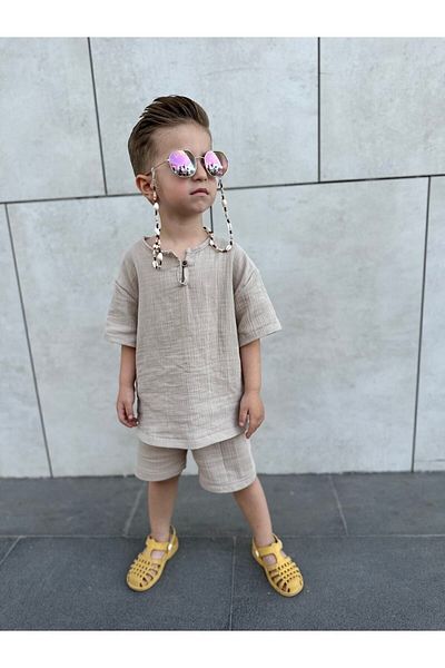 barin kids Детски летен бохемски комплект