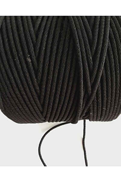 724 AVM Ipimiz Pamuktur Farklı Eksik Gönderenleri Şikayet Ediniz)1 Kg Siyah Makrome Kordon Supla Tress Ip