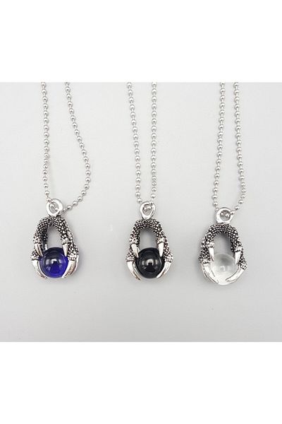 Köstebek Moon Necklace Inside Dragon Claw
