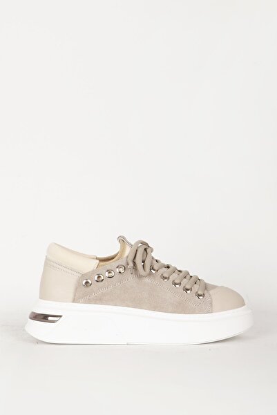 Dericlub موديل 17908 حذاء نسائي من جلد الغزال الحقيقي والجلد