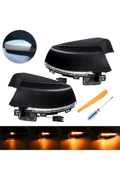 vagmarket مرآة بولو LED منزلقة 2010-2017