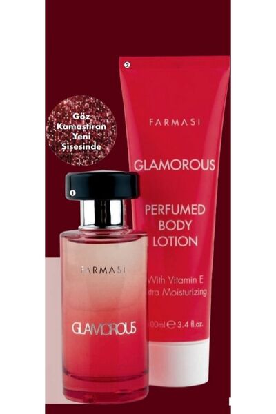 Farmasi Glamorous Parfüm Seti Yeni Şişe 50 ml