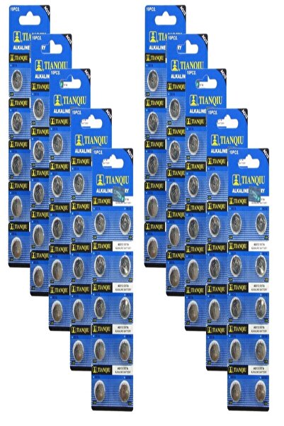 Mİ&YU ELEKTRONİK Tıanqıu Ag13/lr 44 Pil 200 Adet Alkalinli 1.5 V