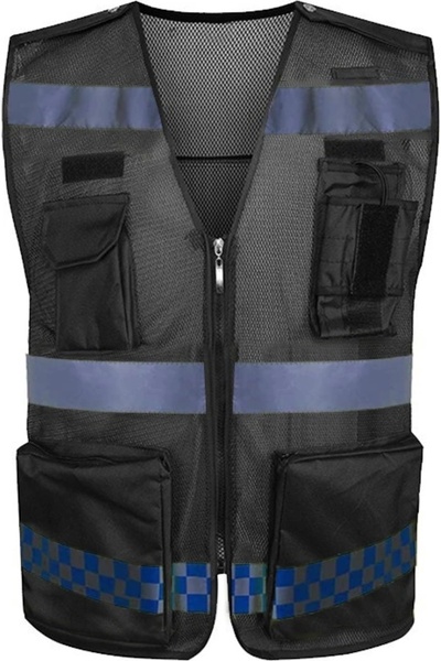 Prosev Mts Mb045 Reflektörlü Yelek Siyah