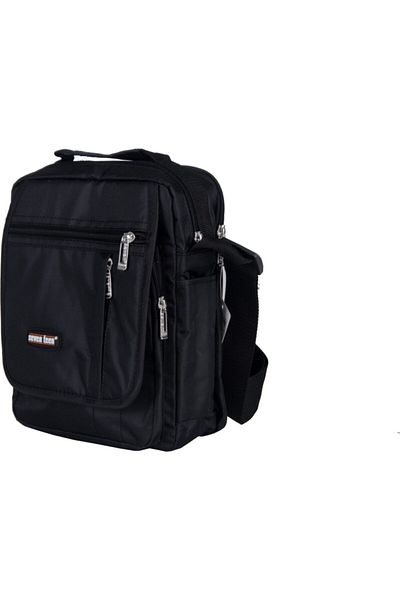 SEVENTEEN Seven Teen Men's Crossbody Bag Black 2248