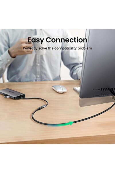 Ugreen Type-c Erkek To Type-c Dişi Uzatma Kablosu 1 Metre