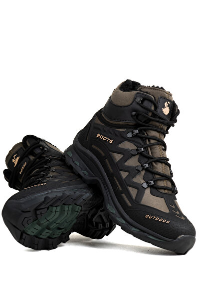 Ghattix Anto Su Soğuka Dayanıklı Fermuarlı Kışlık Erkek Bot