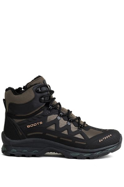 Ghattix Ανδρικές χειμερινές μπότες με φερμουάρ Anto Water Cold Resistant