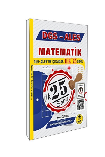Genel Markalar Dgs Ales Matematik Ilk 25 Çıkacak Soru Çözümlü