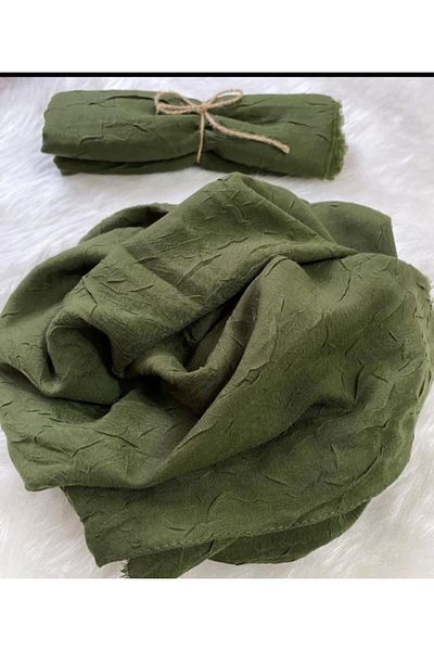 HAR-UM Ticaret Hijab Women's Bamboo Scarf Shawl Khaki