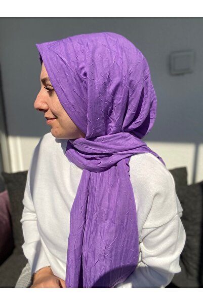 avzen şal Şal din bumbac croşetat din bambus violet