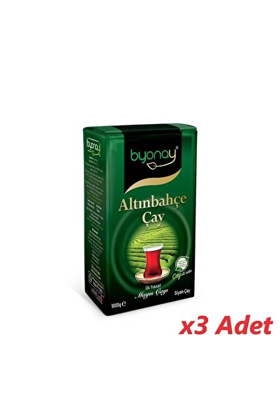 byonay Altınbahçe Siyah Çay 1000 gr X 3 Adet (Ilk Hasat/ Mayıs Çayı)