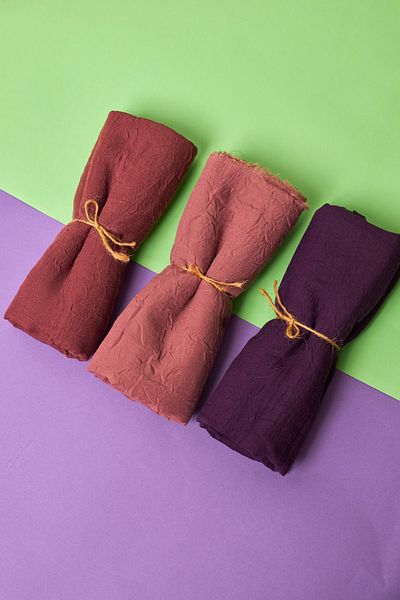 Organic Scarfs Hijab Hijab Women's Bamboo Scarf Shawl Model-Set of 3