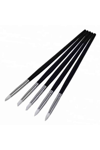 adin tasarım مجموعة فرشاة كعكة البلاستيسين المعجنات 5 قطع فرشاة تلوين الطعام ...