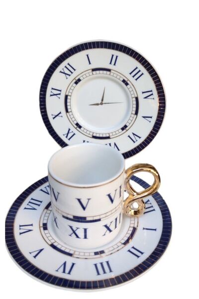 ACAR Timeless Coffee Cup Set for 6 People - Navy Blue Mxg-05106