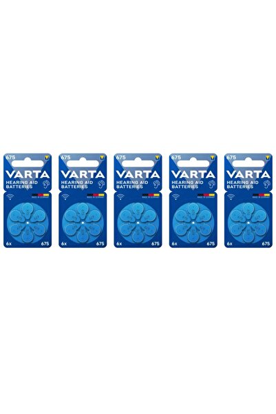 Varta 675 Numara İşitme Cihaz Pili (5 paket - 30 adet)