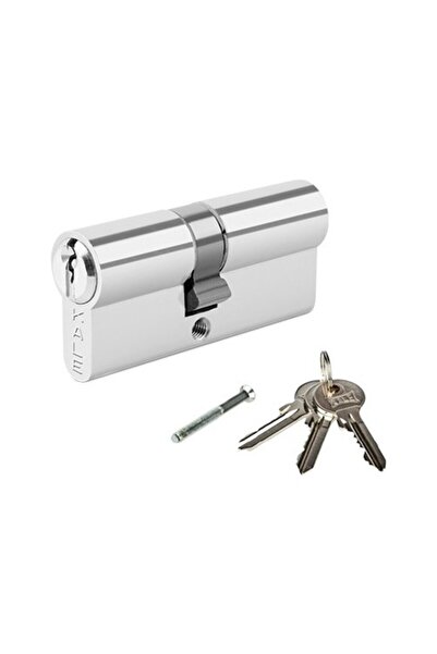 KALE Kilit 164 Gnc 68 Mm Nikel Barel 3 Anahtarlı Dış Kapı Göbeği