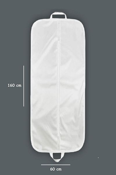 Paris Home 5 Pieces of Evening Dress, Dress, Dress Case, Dress Carrying Case, Gamboç with Handle White 100 Gr, Dress Bag