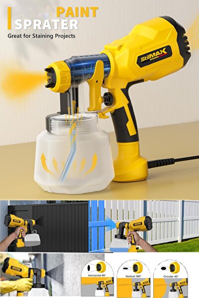 Genel Markalar 5000W Elektrikli Püskürtme Boya Sprey Tabancası: Ahşap ve Duvar İçin Mükemmel Performans