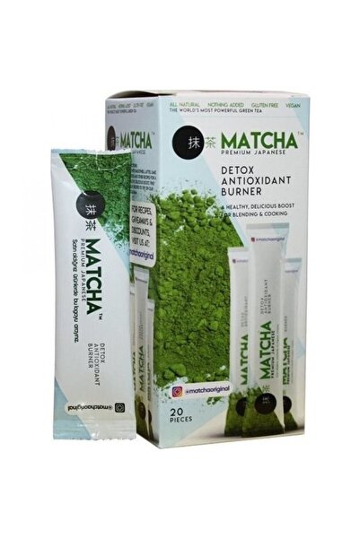 Japon Matcha Matcha Premium Japanese Çilek Aromalı Detox Burner Form Maça Çay...