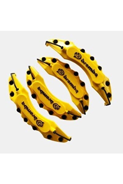 Brembo Universal Sarı Kaliper Kapağı 4lü Yağ Hortum Görünümlü 18inç Ve Üst