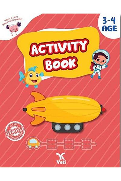 yeti kitap كتاب نشاط 3-4 سنوات