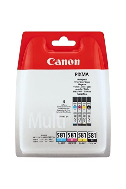 Canon Pıxma Clı-581 Cmybk Multıpack