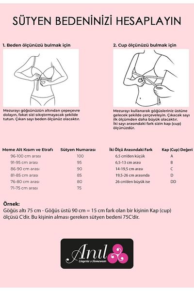 Anıl 3769 Women's Minimizer Micro Polyamide Non-Wireless Cupless Bra with Lace Detail