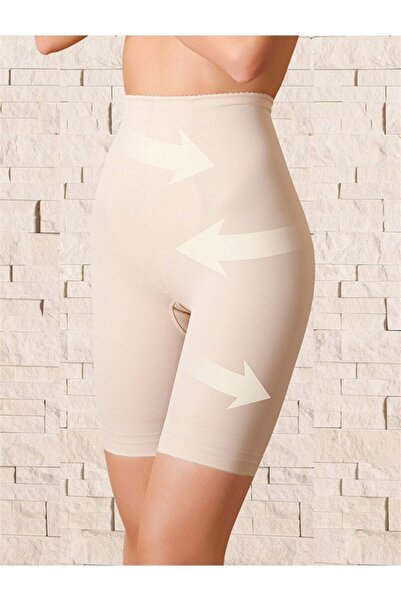 Anıl 2445 High Waist Long Leg Slimming Seamless Shorts Corset