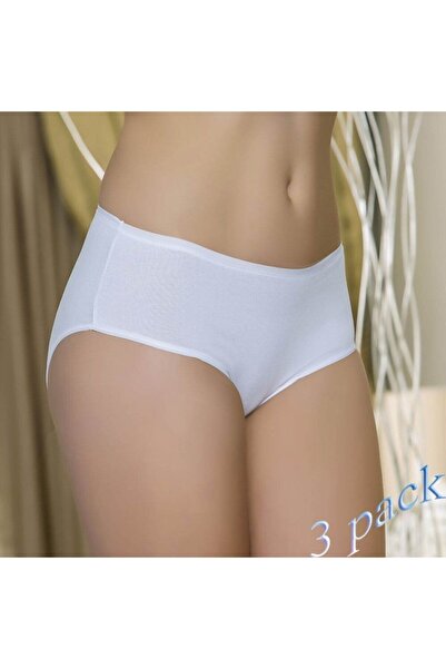 Anıl Women's (TEN) Non-Marking Cotton Slip Panties High Waist Pack of 3 Mgp2966