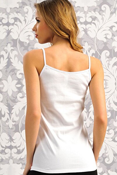 Anıl Women's Cotton Iip Strappy Tank Top (8547)