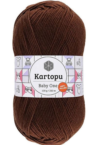 Kartopu Baby One Non-Pilling Baby Wool Σκούρο Καφέ K890