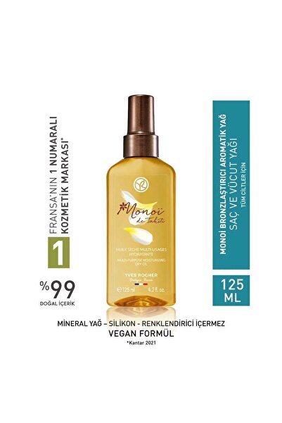 Yves Rocher Monoi Bronzlaştırıcı Aromatik Yağ - 125 Ml