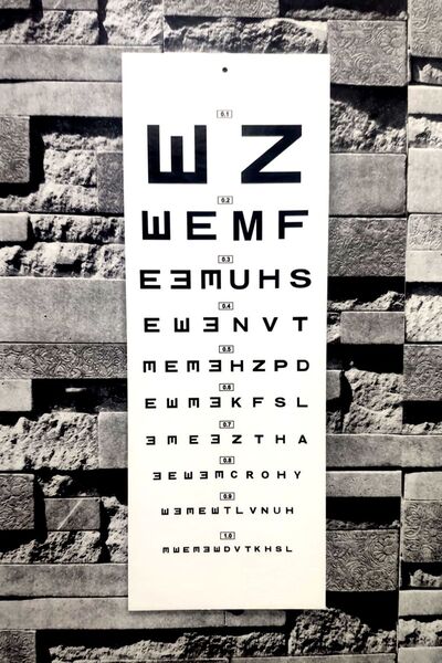 sema karakoç Göz Eşeli Işıksız - Snellen Eşeli - Karton
